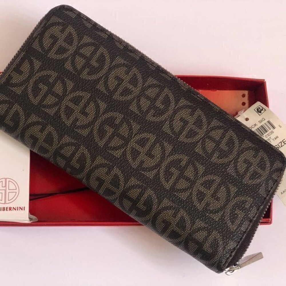 Giani Bernini wallet Clutch zip around Organizer